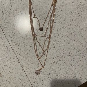 Rose Gold Necklace set